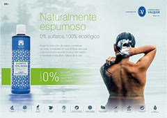 Válquer Profesional Champú Anticaída Formulación Zero % sin sal, sin sulfatos, sin parabenos y sin Siliconas. Reducir caída cabello. Stop Loss - 400 ml