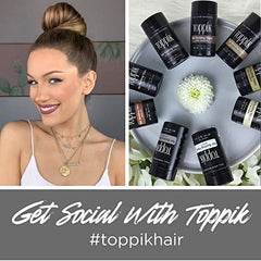 Toppik Laca Fijadora, Fortalece la Unión de las Fibras Capilares con el Cabello, para Crear más Densidad en el Cabello, 118 ml