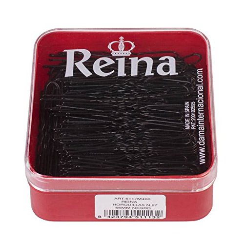 Fama Fabre Horquillas Invisibles Reina Nº27 Negro, 400 Unds. 60 g