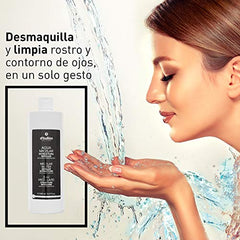 B D. BULLON Agua Micelar, Limpia y Desmaquilla, Todo Tipo de Piel, Limpiador Facial, Desmaquillante, 500 ml