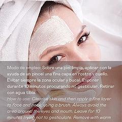 D´Bullón Mascarilla Facial Calmante Con Seda Natural. Elimina Las Impurezas de la piel. Limpiador facial. Con aceite de almendras ecológico. Vegano - 200 ml