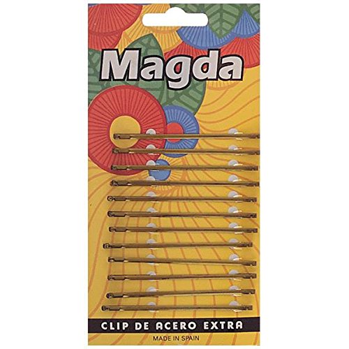 Magda Clips Magda Largo Bronce-Caja 24 Docenas 100 g