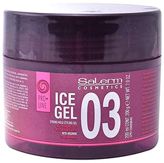 Salerm Cosmetics Pro Line Ice Gel Tratamiento Capilar - 200 Ml, Blanco, Aloe