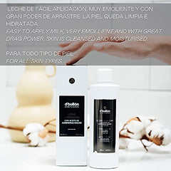 D'Bullón Profesional Leche Facial Limpiadora con Aceite de Almendras, Limpiador Facial. Desmaquillante - 250 ml