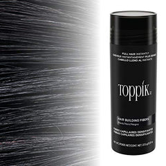 Toppik Fibras Capilares Negro, Fibras de Queratina para Crear más Densidad en el Cabello de Forma Inmediata, 27,5 g