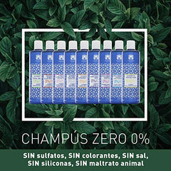 Válquer Profesional Champú Ultrahidratante, Formulación Zero % Sin Sal, Sin Sulfatos, Sin Parabenos, Sin Colorantes y Sin Siliconas, Cabellos Secos, Único, Fresco, 400 Mililitros