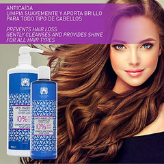 Válquer Profesional Champú Anticaída Formulación Zero % sin sal, sin sulfatos, sin parabenos y sin Siliconas. Reducir caída cabello. Stop Loss - 400 ml