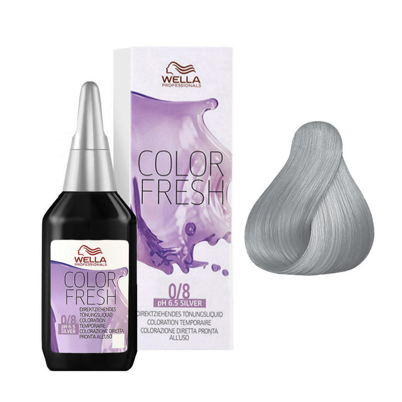 Wella color fresh ph 6.5 coloracion semi permanente, 0/8 75ML