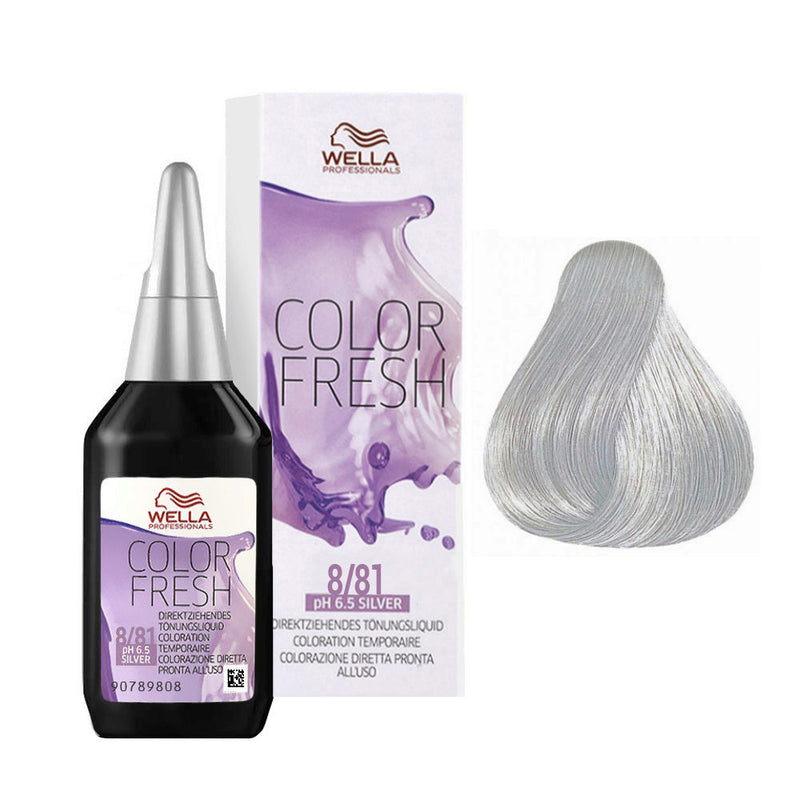 Wella color fresh ph 6.5 coloracion semi permanente, 8/81 75ML