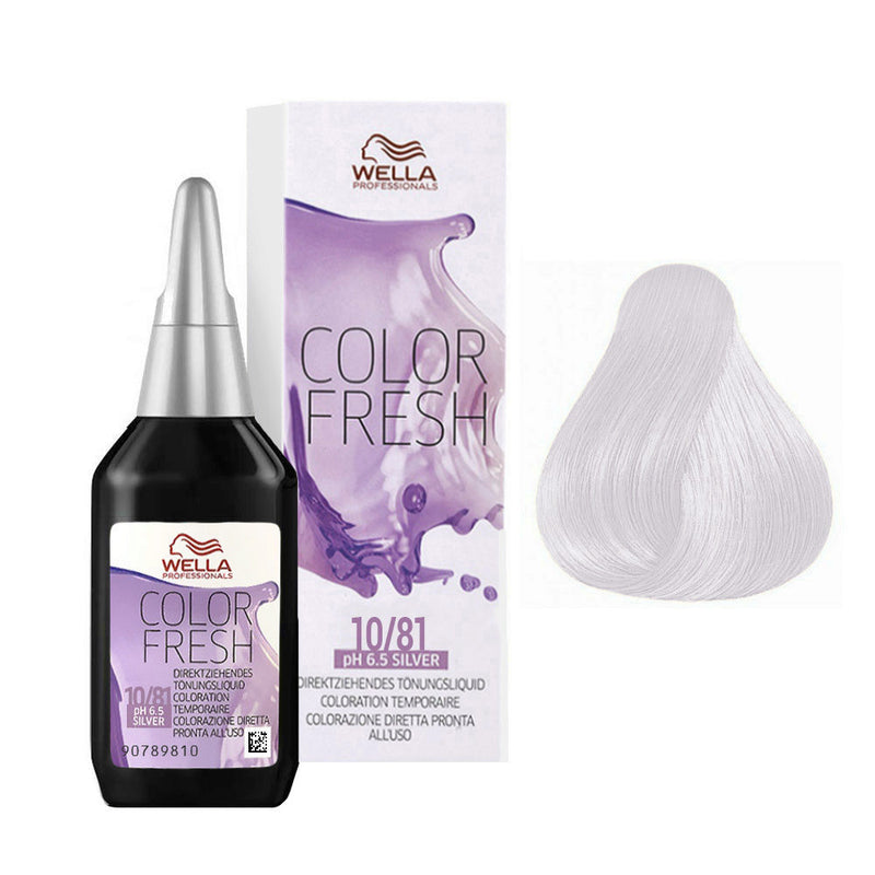 Wella color fresh ph 6.5 coloracion semi permanente, 10/81 75ML