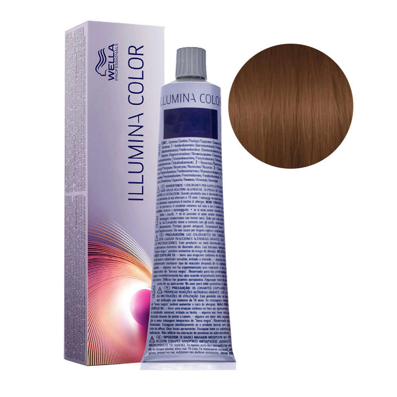 Wella tinte permanente Illumina color 6/37 60ML