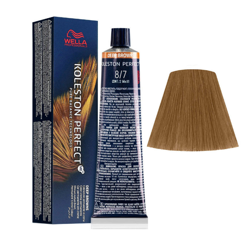 Wella Tinte Koleston Perfect Me+ Deep Browns 8/7 60ml