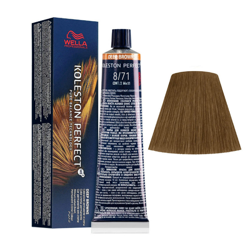 Wella Tinte Koleston Perfect Me+ Deep Browns 8/71 60ml