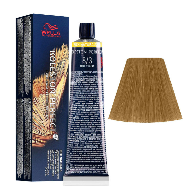 Wella Tinte Koleston Perfect Me+ Rich Naturals 8/3 60ml