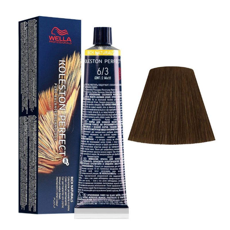 Wella Tinte Koleston Perfect Me+ Rich Naturals 6/3 60ml