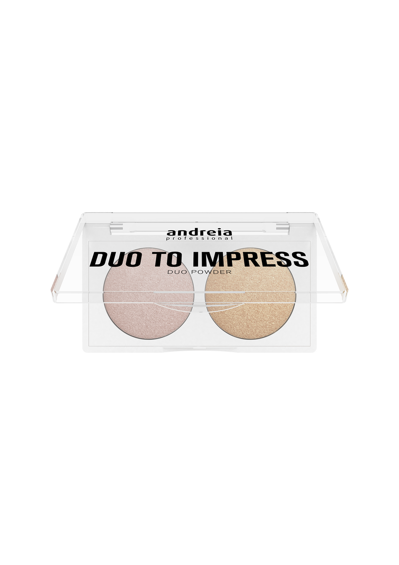 Andreia maquillaje,  iluminador en polvo DUO TO IMPRESS - Powder Highlighter