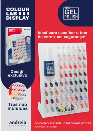 Muestrario the gel polish- 60 espacios andreia profesional