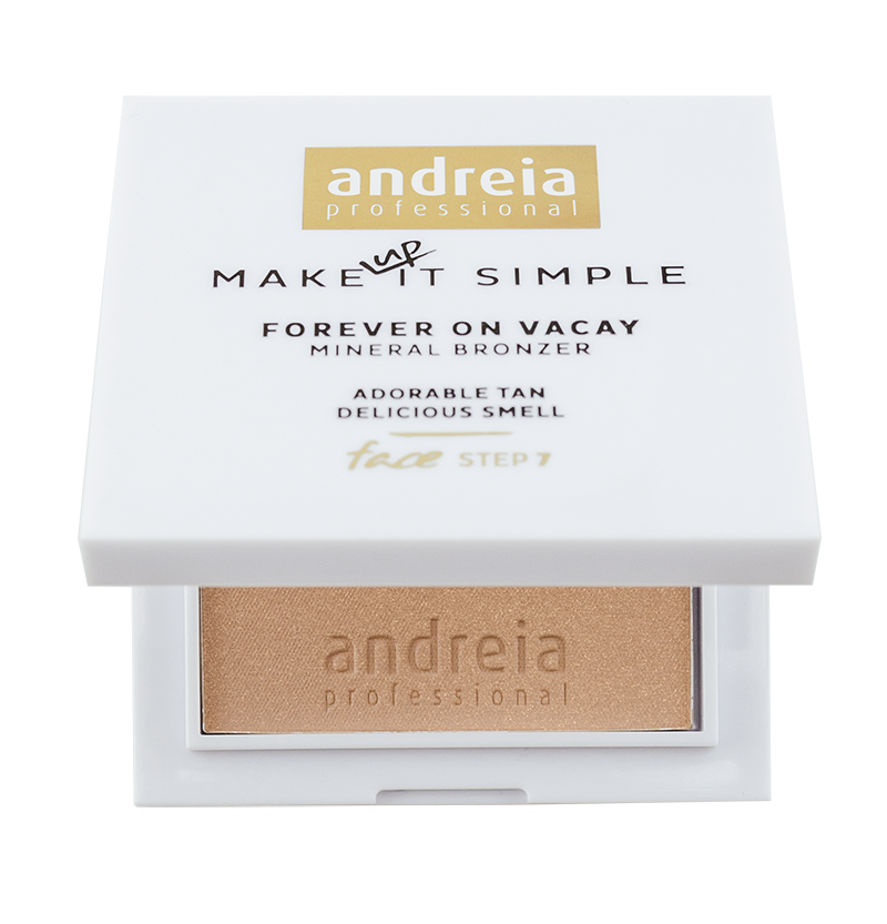 Andreia maquillaje, bronceador en polvo FOREVER ON VACAY - Mineral Bronzer Glow 01