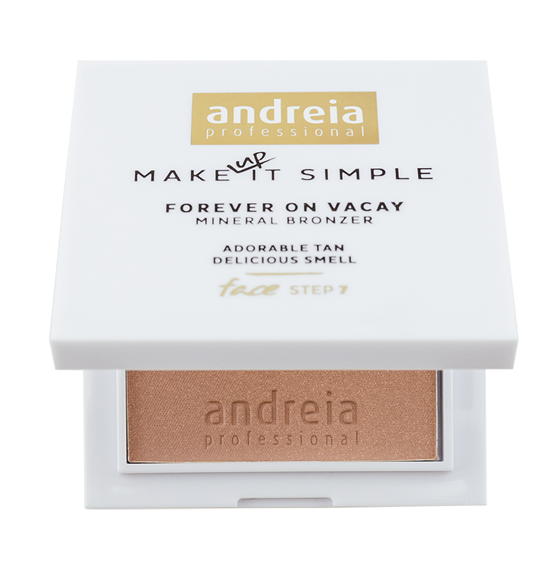 Andreia maquillaje, bronceador en polvo FOREVER ON VACAY - Mineral Bronzer Glow 02