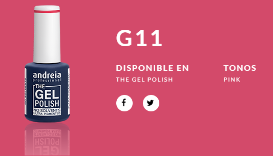 Andreia esmaltes the gel polish - ultra pigmentado 10,5ml, G011