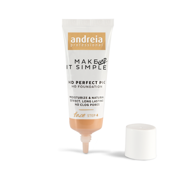 Andreia maquillaje, base de maquillaje liquida HD PERFECT PIC - HD Foundation 03.1 , 25 ml