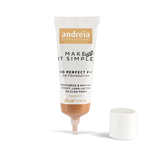 Andreia maquillaje, base de maquillaje liquida HD PERFECT PIC - HD Foundation 06.1 , 25ml