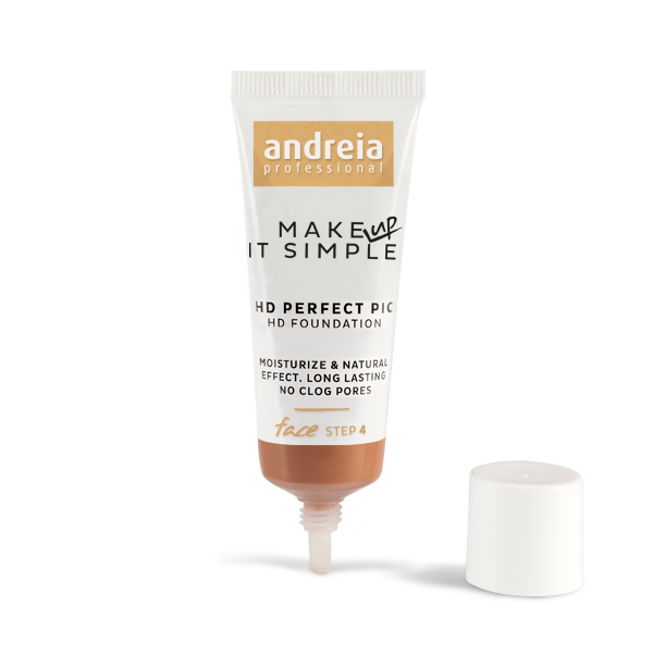 Andreia maquillaje, base de maquillaje liquida HD PERFECT PIC - HD Foundation 08.1 , 25ml