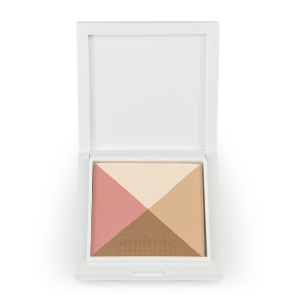 Andreia maquillaje, HEY! SCULPT MY FACE! - paleta de maquillaje en polvo, Easy Contour Palette Matte - 01