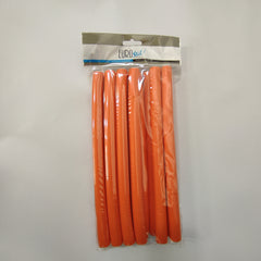 Papillots largos eurostil 12und NARANJAS 25x1,6