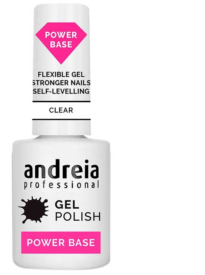 Andreia esmaltes professional gel polish power base 10,5ml clear