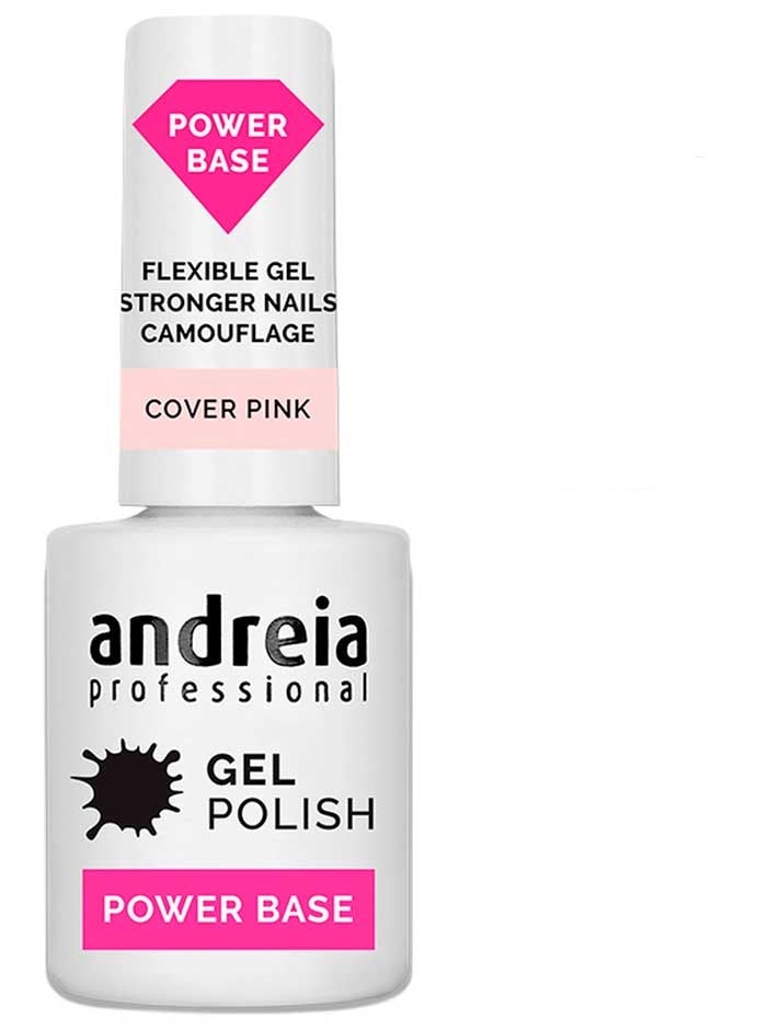 Andreia esmaltes professional gel polish power base 10,5ml cover pink