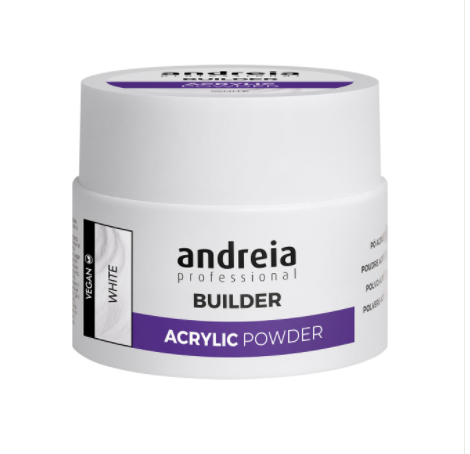 Andreia esmaltes, acrylic powder clear- polvo acrílico para uñas 35 gr. White