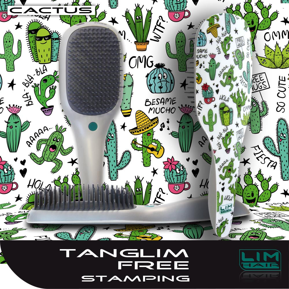TP-Cepillo Tanglim Free Lim Hair Stamping CACTUS - Hair shop