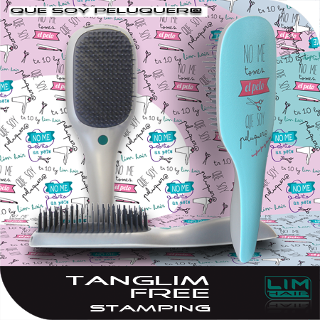 TP-Cepillo Tanglim Free Lim Hair Stamping QUE SOY PELUQUERO - Hair shop
