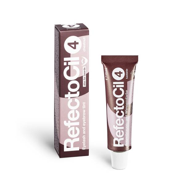 Refectocil - tinte para pestañas y cejas 15ml TINTE PESTAÑAS Nº4 CASTAÑO ROJIZO 15ML REFECTOCIL