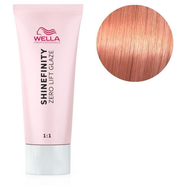 Coloración semipermanente Shinefinity Zero Lift Glaze - Warm Spicy Ginger 08/34, 60ml
