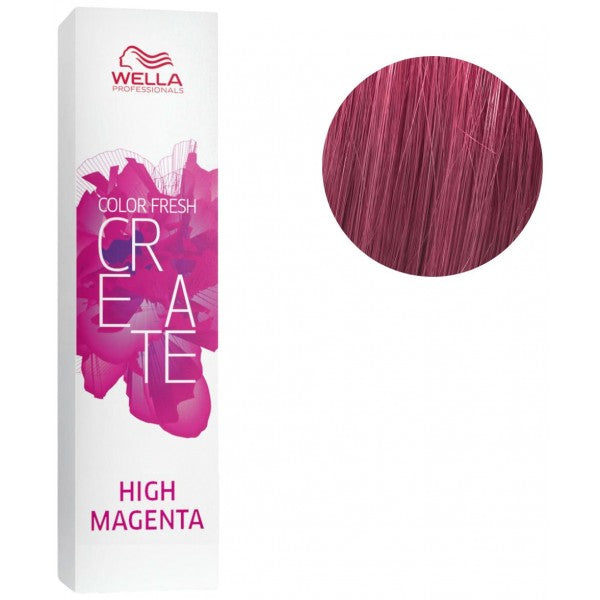 Wella color fresh ph 6.5 coloracion semi permanente, CR  HIGH MAGENTA  60ML