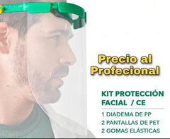 TP-PANTALLA DE PROTECCION FACIAL ABATIBLE. PROTECCION FACIAL - Hair shop