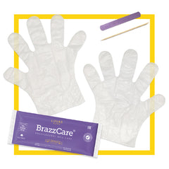 Brazzcare guantes manicura 90 unid. - tratamiento hidratante y regenerador