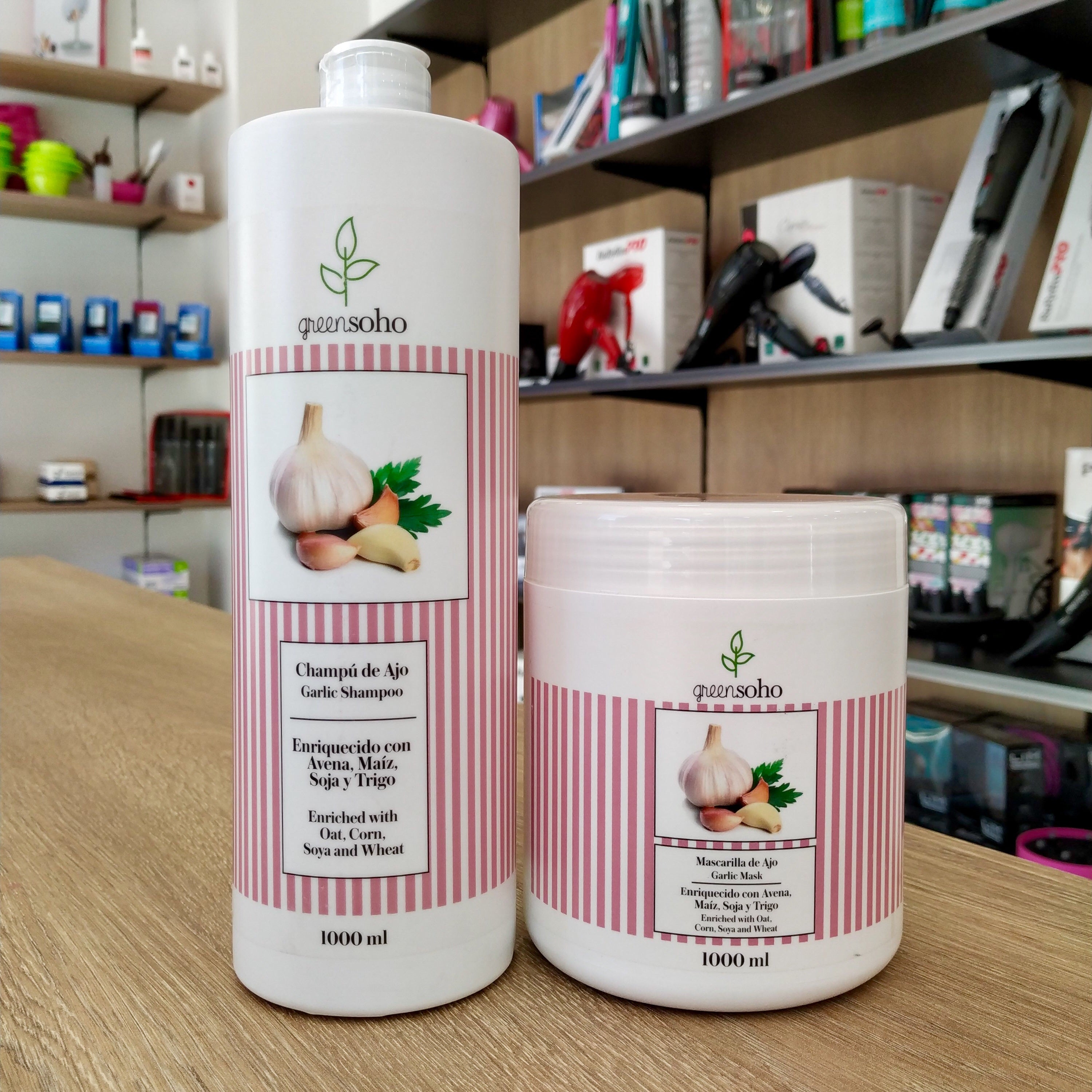 TP-Pack extracto de ajo sin olor,hidratación y reparación para cabellos con tratamientos - Hair shop