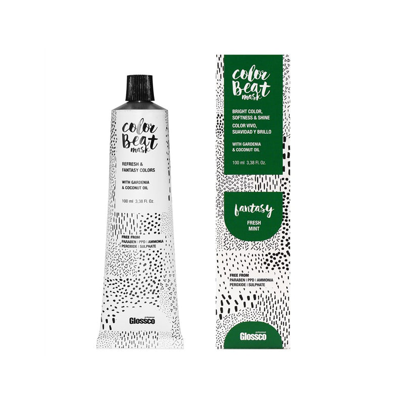 Mascarilla Fantasy Color beat mask fresh mint / verde 100 ml
