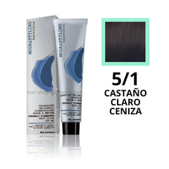 Tinte elgon profesional moda styling, Cenizas 5/1 CASTAÑO CLARO CENIZA 125 ml