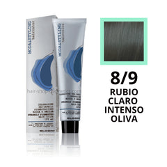 Tinte elgon profesional moda styling, Olivaceos 8/9 RUBIO CLARO INTENSO OLIVA 125 ml