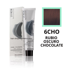 Tinte elgon profesional Haircolor Línea 10 min, Chocolates  6CHO RUBIO OSCURO CHOCOLATE, coloración permamente 60 ml
