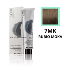 Tinte elgon profesional Haircolor Línea 10 min, Mocas  7MK RUBIO MOKA, coloración permamente 60 ml