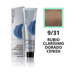 Tinte elgon profesional moda styling, Dorados ceniza 9/31 RUBIO CLARÍSIMO DORADO CENIZA 125 ml