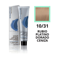 Tinte elgon profesional moda styling, Dorados ceniza 10/31 RUBIO PLATINO DORADO CENIZA 125 ml