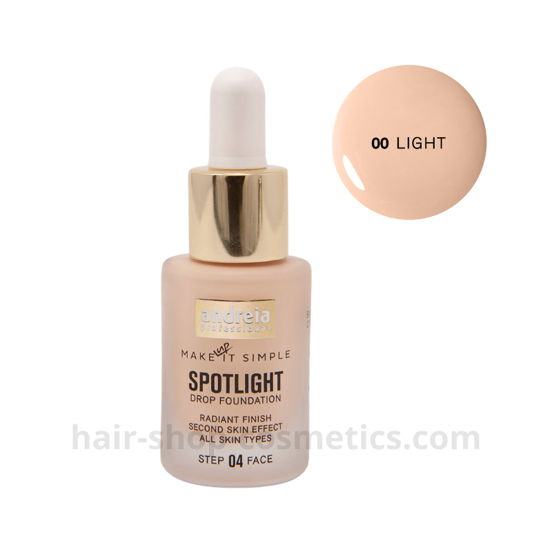 Andreia maquillaje, SPOTLIGHT - Drop Foundation 00, 14 ml