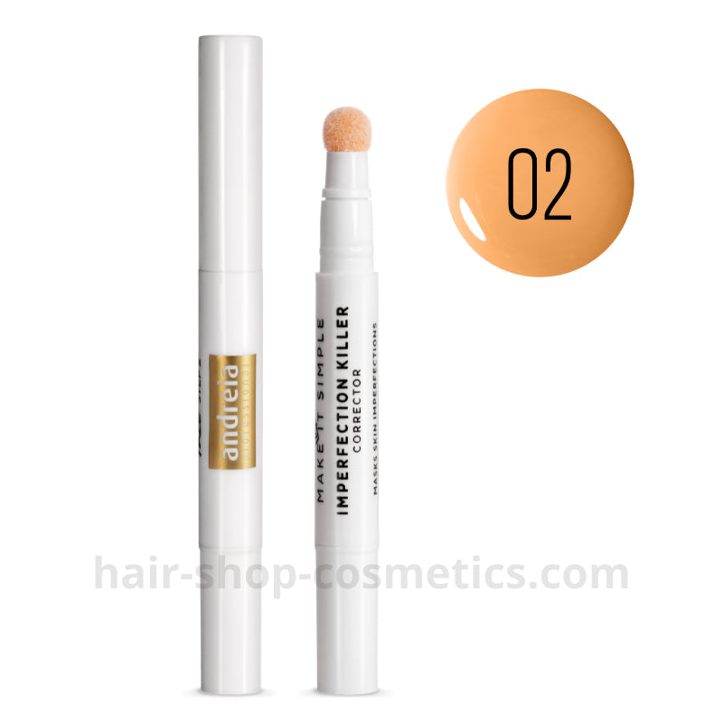 Andreia maquillaje, IMPERFECTION KILLER - Corrector de imperfecciones naranja 02
