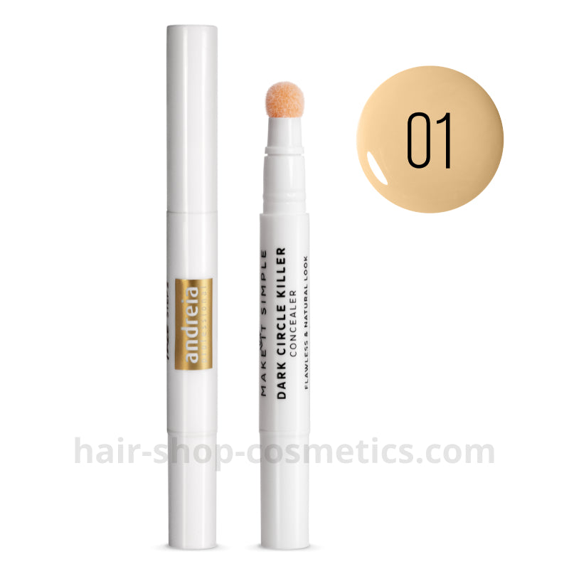 Andreia maquillaje, DARK CIRCLE KILLER - Corrector de ojeras iluminador 1,5ml dark circle 01